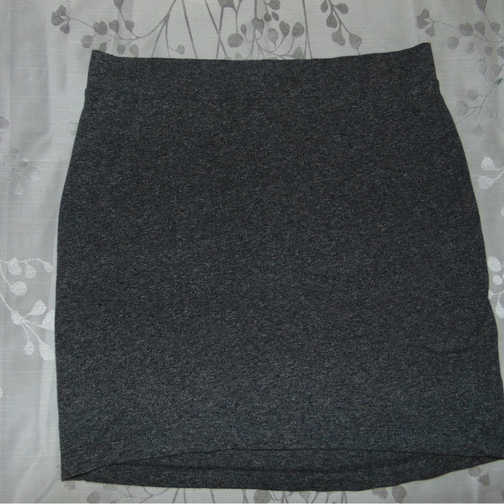 H&M Gray Pencil Mini Skirt for Work